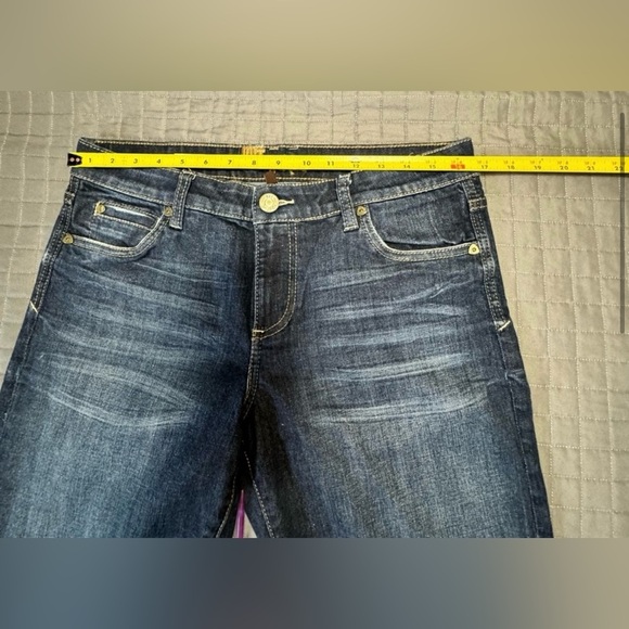 Kut from the Kloth Dark Blue Flare Jeans - Picture 4 of 12